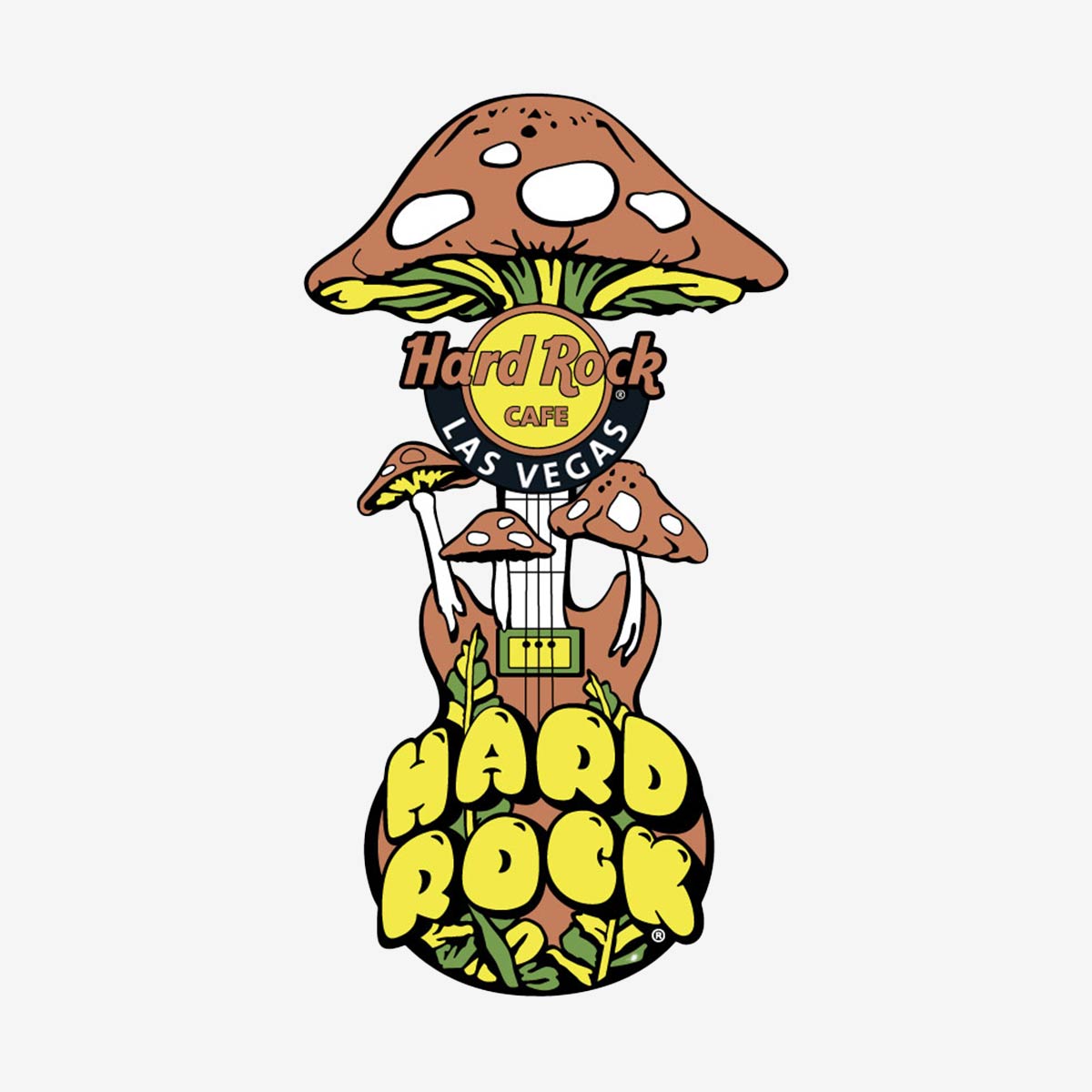 Limited Edition Pin Music Festival Mushroom image number 3